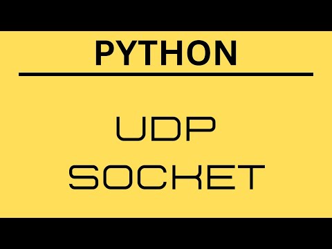 Python Transferring Data Over Network Using Udp Socket