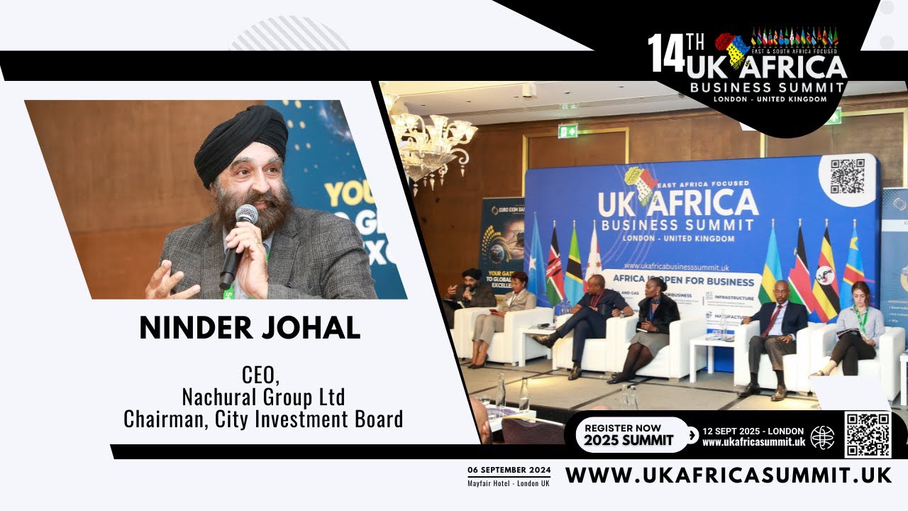 Ninder Johal Calls for Global Branding & Entrepreneurial Partnerships to Drive Investment in Africa