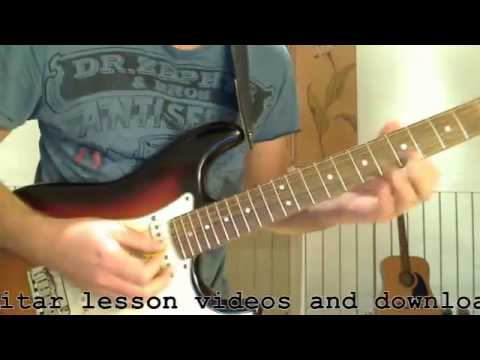 Lead Guitar Lick: Aeolian Shape Blues Scale 🎸