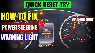 How to Fix Power Steering Warning Light | Quick Reset Try!