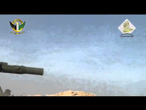 استهداف دبابة لقوات النظام بصاروخ تاو من قبل لواء السلطان مراد في كفر عبيد في محافظة حلب