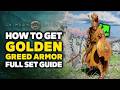 Crimson Desert How To Get Golden Greed Set FULL Set Guide Golden Sword Shield