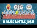 MAN CITY LOSE TO MONACO! 11 Blue Bottle Jobs! Champions League Parody Goals Highlights 2017