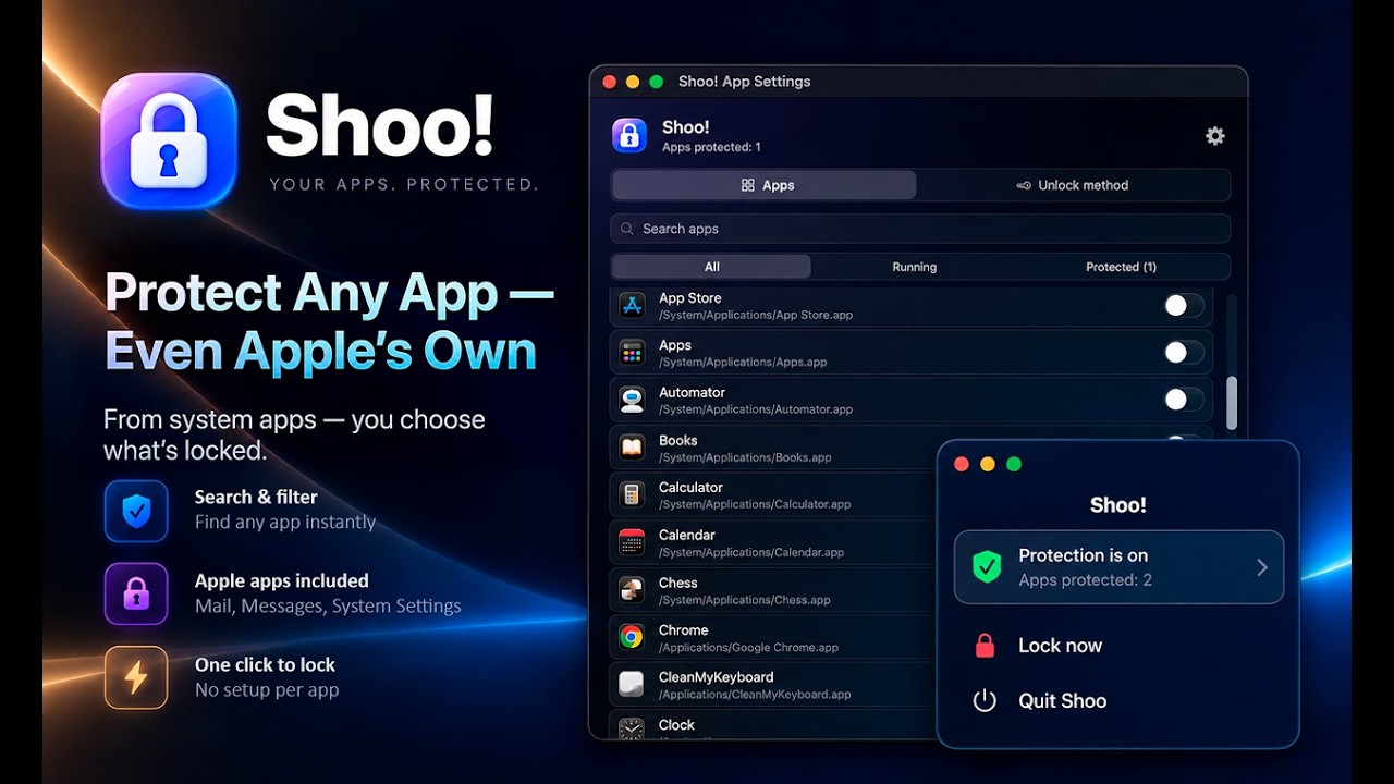 Shoo! demo video