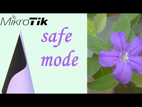 safe mode mikrotik