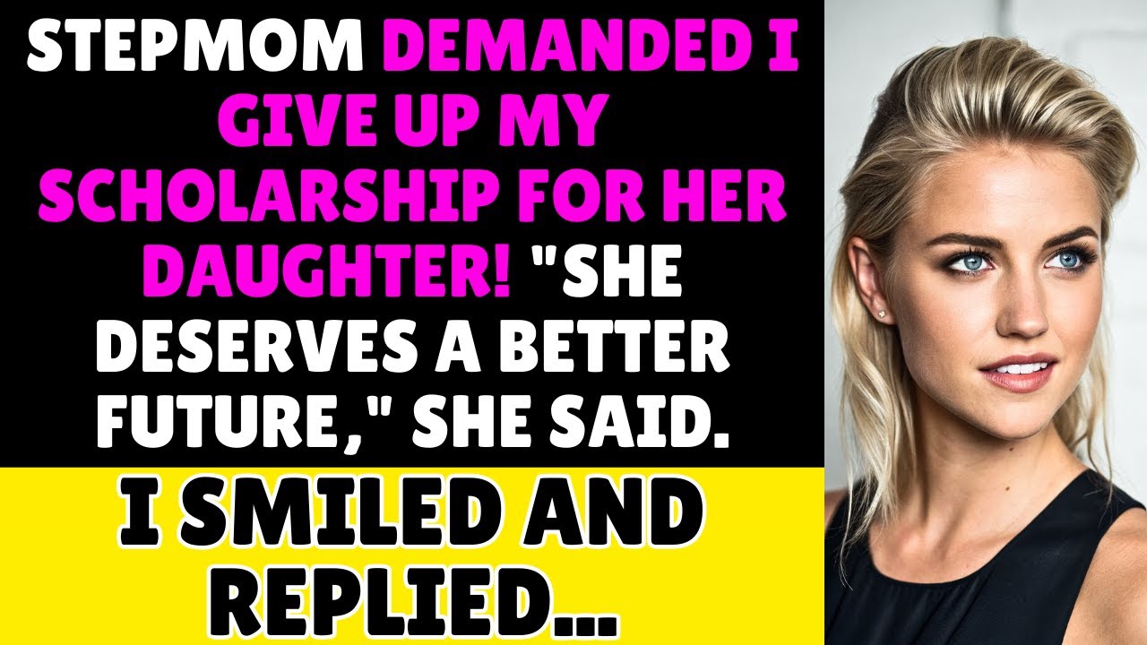 Stepmom Demanded I Give Up My Scholarship: "She Deserves It More," She Said. I Smiled...