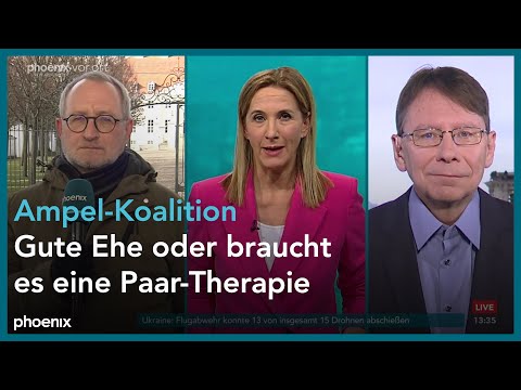 Erhard Scherfer und Prof. Uwe Jun zur Kabinettsklausur der Ampel-Koalition am 06.03.23