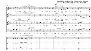 Fèt Chanpèt by Sydney Guillaume (USC Chamber Singers) {score video} - SATB Chorus