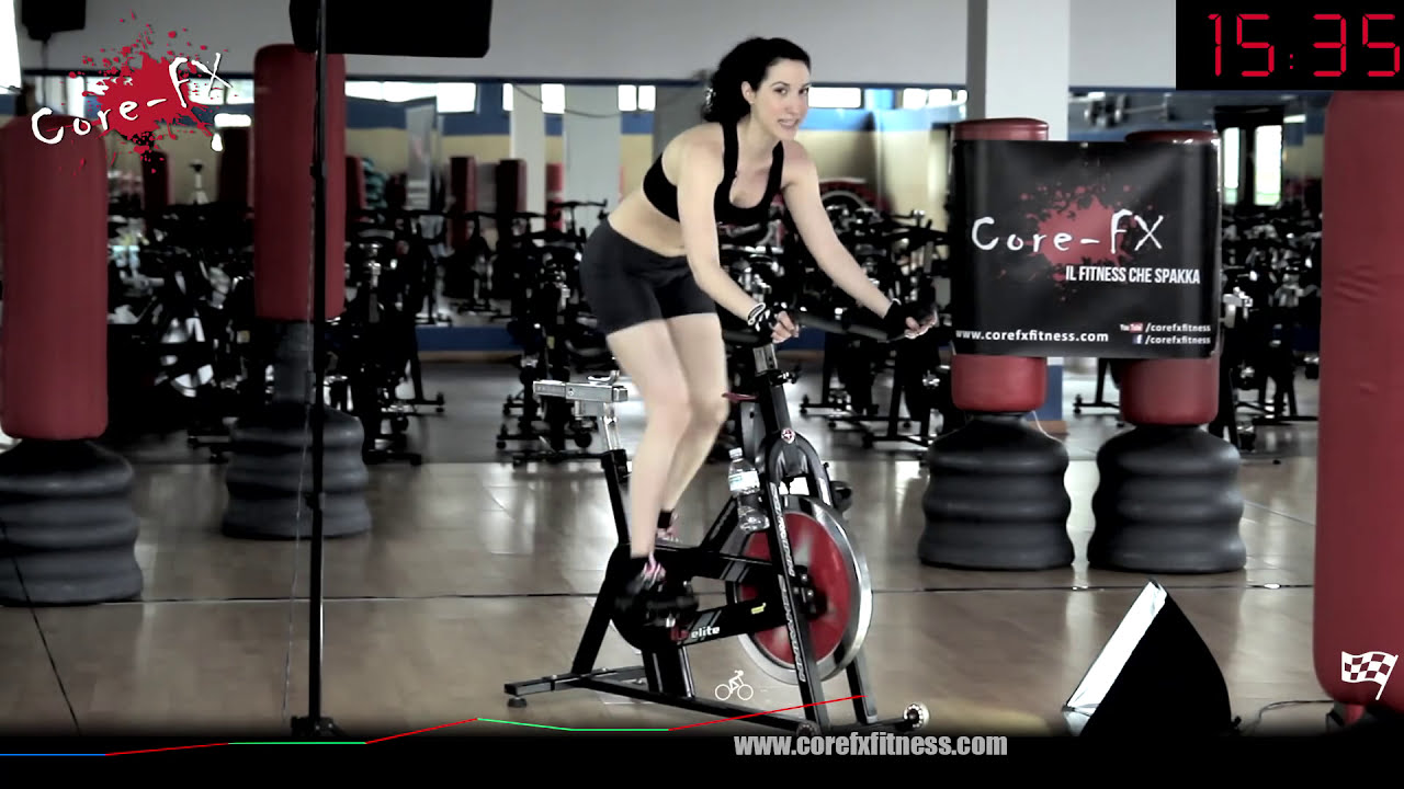 40 minuti di Bici! Percorso Brucia Calorie (anche con la cyclette) - CoreFx