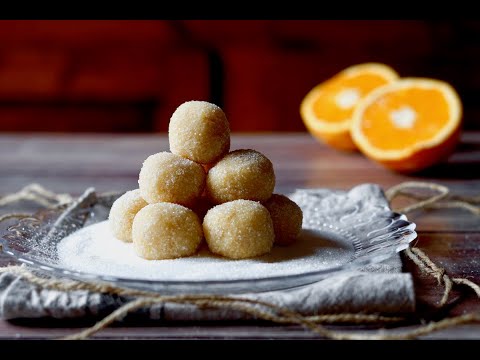 Tartufini all'Arancia e Mandorle