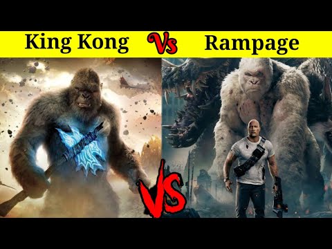 क्या होगा जब भिड़ेंगे खतरनाक monsters | King Kong Vs Rampage  (George, Lizzie & Ralph)