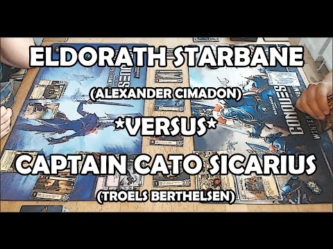 Eldorath Starbane versus Captain Cato Sicarius - Warhammer 40,000: Conquest