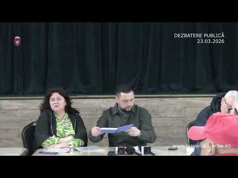 Dezbatere publica – 23/03/2026