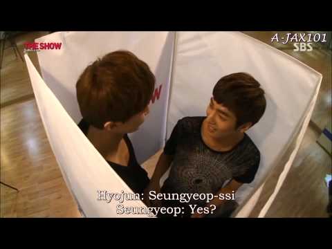 [ENGSUB] 131008 MTV The Show Talk - A-JAX Cut (Hyojun, Seungyeop)