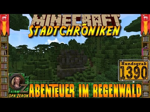 Minecraft #1390 -Stadtchroniken- Abenteuer im Regenwald [HD+Deutsch]
