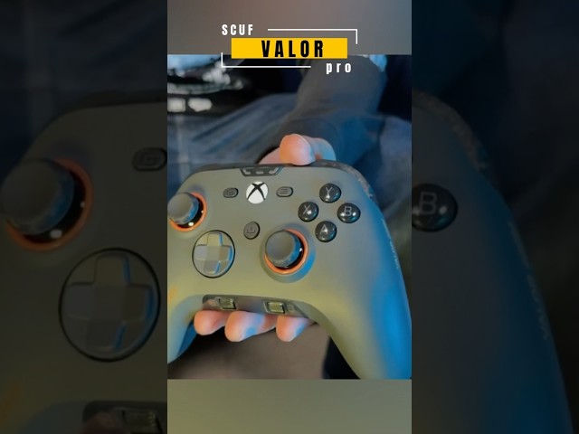 Vídeo relacionado con SCUF VALOR PRO - Controlador Xbox de rendimiento con cable, paletas traseras personalizables, disparadores instantáneos, palancas de efecto Hall, controles de audio, Xbox Series X|S, Xbox One, gris