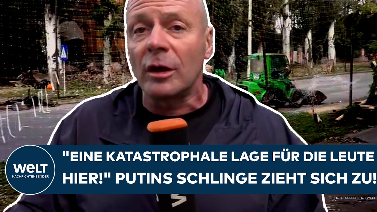 UKRAINE-KRIEG: "Eine katastrophale Lage für die Leute hier!" Putins Schlinge zieht sich weiter zu!