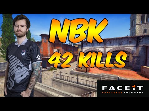 NBK 42 Kills POV on Inferno Highlights! FACEIT LVL 10 CS:GO