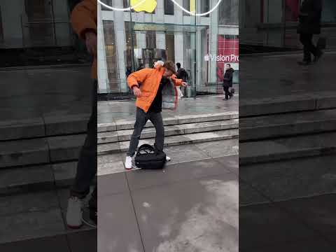 Drop Testing an Apple Vision Pro in a Mous backpack!