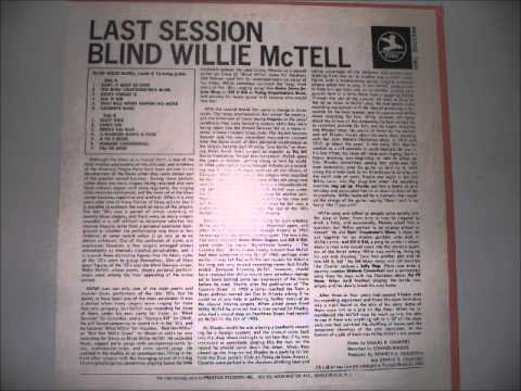 Blind Willie McTell- Last Session (Vinyl LP)
