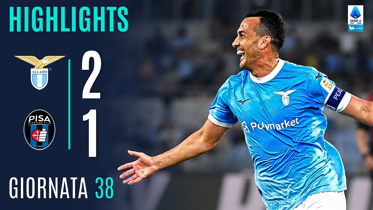Pedro Saluta Con Il Gol Vittoria | LAZIO-PISA 2-1 | HIGHLIGHTS | SERIE A ENILIVE 2025/26
