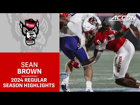 Sean Brown 2024 Regular Season Highlights | NC State Linebacker