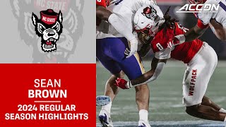 Sean Brown 2024 Regular Season Highlights | NC State Linebacker