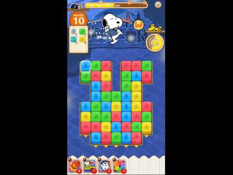 Snoopy Puzzle Journey Night Mode Level 57 - NO BOOSTERS 🐶🧩🧳 | SKILLGAMING ✔️