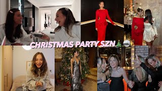 COME TO CHRISTMAS PARTIES WITH ME🎄🪩 London & Glasgow Vlog