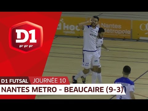 J10 : Nantes Métropole - Beaucaire Futsal (9-3), le résumé