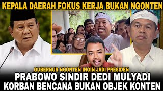 Download lagu TIBA-TIBA PRABOWO SINDIR KANG DEDI MULYADI KE SUMATRA!! KORBAN BENCANA BUKAN OBJEK KONTEN mp3