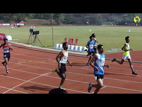 Rashid Choudhary Wins Boys U14 100m  Semi final heat-2