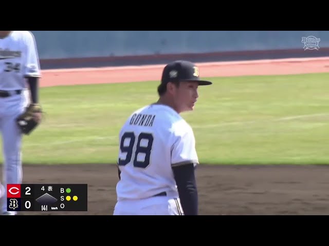 【ファーム】存在感を示した!! バファローズ・権田琉成 中継ぎ登板で3つの三振を奪う!! 2025年3月23日 オリックス・バファローズ 対 広島東洋カープ