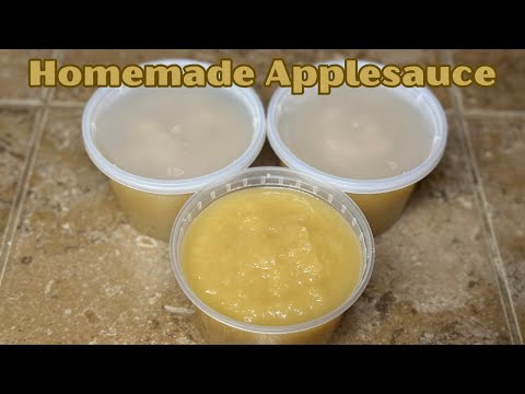 Easy Homemade Applesauce | You'll Never Buy Applesauce Again!