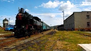 preview picture of video 'Parní lokomotiva 433.002 Matěj, Valašské Meziříčí'