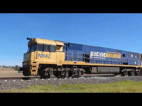 Junee Trains NR42, NR04 & NR80 with 4SM5