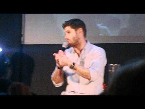 JIB3 -  64 - Jensen abt messing around at JIB3 doing the waiters prank with Mark and Richard