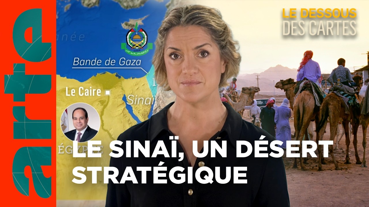 Sinaï : un désert entré Égypte et Gaza | Le Dessous des Cartes | ARTE