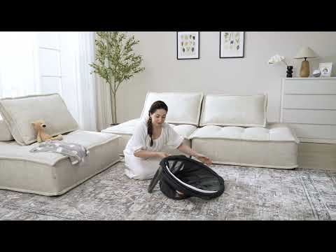 Pamo babe Portable Bassinet and Play Space On-The-Go Baby Dome with Toys BA004 V2#newborn #baby