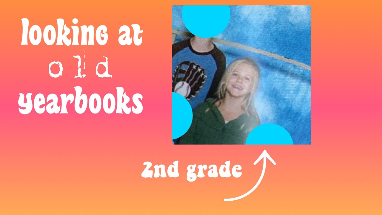 looking at my old yearbooks!