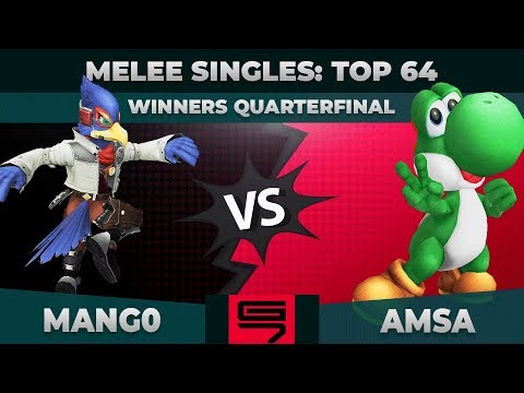 Mang0 vs aMSa - Melee Singles: Top 64 Winners Quarterfinals - Genesis 7 | Falco vs Yoshi