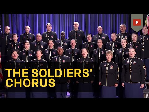 The Star-Spangled Banner - The Soldiers' Chorus sings the U.S. National Anthem