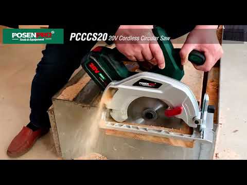 POSENPRO 20V Cordless Brushless Circular Saw