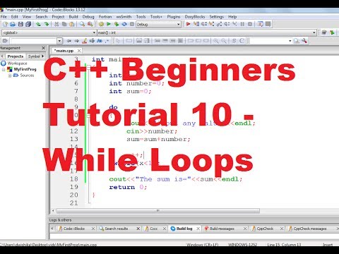 C Tutorial for Beginners 1 Installing CodeBlocks and Getting Started For Absolute Beginners