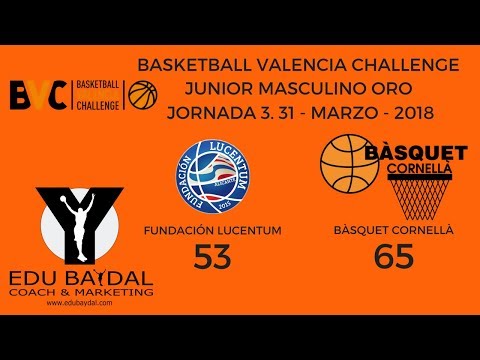 FUNDACION LUCENTUM BALONCESTO ALICANTE - BASQUET CORNELLA. BASKETBALL VALENCIA CHALLENGE