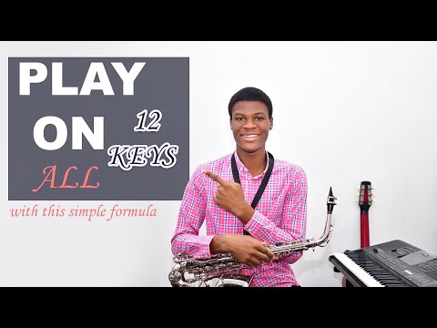 How to play on all 12 major keys of the saxophone.