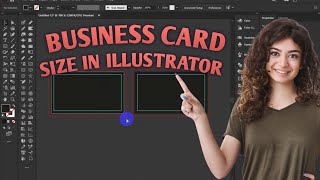 Business card size in Illustrator / learn how to create a business card layout in Illustrator