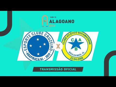 Cruzeiro x Atlético Bocamatense - ALAGOANO SUB 15 - OITAVAS DE FINAL