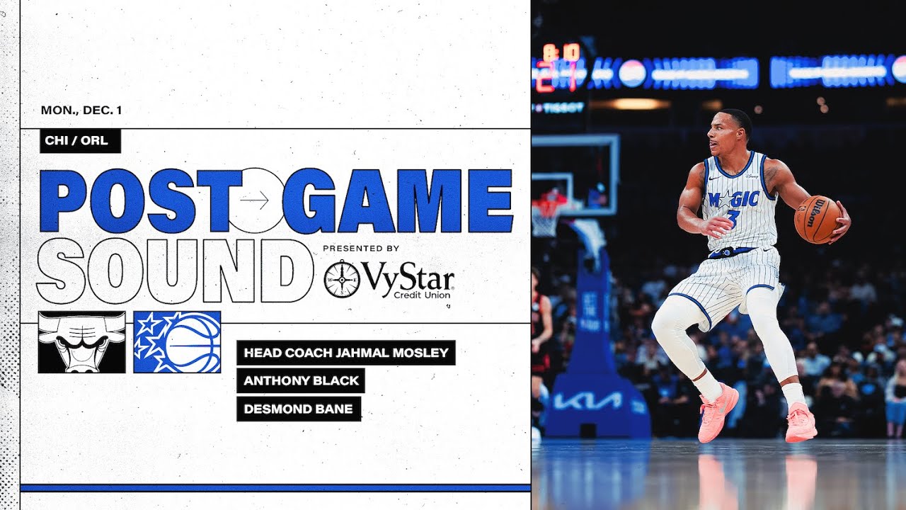POSTGAME SOUND: CHICAGO BULLS VS. ORLANDO MAGIC | COACH MOSE, DESMOND BANE & ANTHONY BLACK