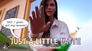 Just A Little Latte - Giantess Comic | MrGiantess